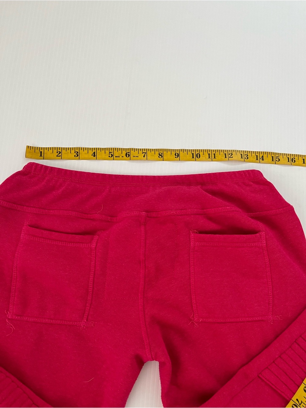 Aviator Nation Moto Drawstring Joggers Dark Pink Size Small - Picture 8 of 10